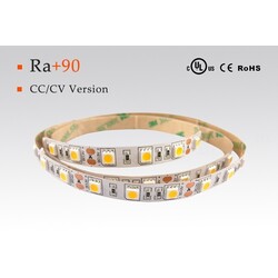 LED strip cold white, 6000 °K, 12 V, 7.2 W/m, IP20, 5050, 625 lm/m, CRI 90