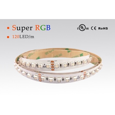 LED riba RGB, 24 V, 28.8 W/m, IP20, 3535