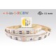 LED riba RGBW, külm valge, 6000 °K, 12 V, 19.2 W/m, IP20, 5050