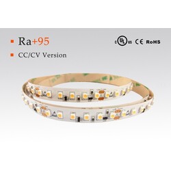 LED strip warm white, 2700 °K, 24 V, 9.4 W/m, IP20, 3528, 660 lm/m, CRI 95
