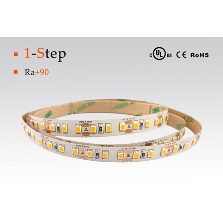 LED strip warm white, 3000 °K, 12 V, 14.4 W/m, IP67, 2835, 1100 lm/m, CRI 90