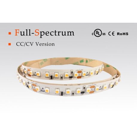 LED strip cold white, 6000 °K, 24 V, 9.6 W/m, IP67, 3528, 800 lm/m, Full Spectrum