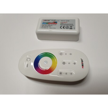 Remote, receiver, RGB, 3×6A(Max 10A), RF, FUT025