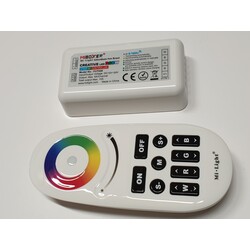 Remote, receiver, RGBW, 4×6A(Max 10A), RF, FUT028