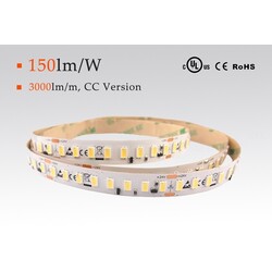 LED strip warm white, 3000 °K, 24 V, 5,5 W/m, IP20, 3528, 770 lm/m, CRI 80