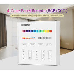 Remote panel, RGB+CCT, RF, B4