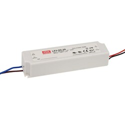 LED Power supply Mean Well LPV-60-24, 24V, 60W, 2.5A, IP67