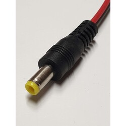 LED strip power cable, LRA0020, plug with cable, 2 contacts