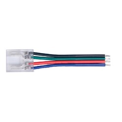 LED strip connection, LRA0073, power cable connector with cable, 4 contacts