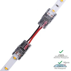 LED strip connection, LRA0080, continue, strip to strip with cable, 2 contacts