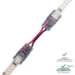 LED strip connection, LRA0088, continue, strip to strip with cable, 2 contacts
