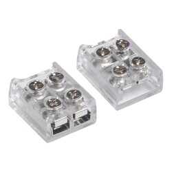 LED strip screw fixing, LRA0251, power cable connector with cable, 2 contacts