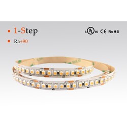LED strip warm white, 2700 °K, 12 V, 4.8 W/m, IP20, 3528, 410 lm/m, CRI 90