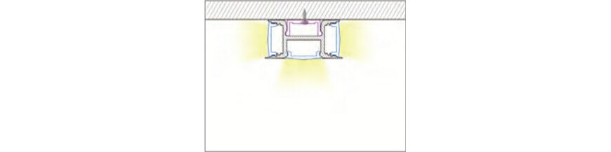 Multi side lighting profile