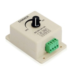 Pööratava nupuga dimmer, LD00702, Mono, 12-24V DC, 8A